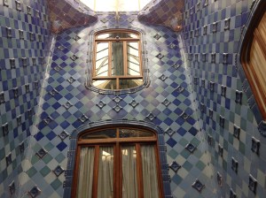 Some Gaudi Tile  work and use of light 