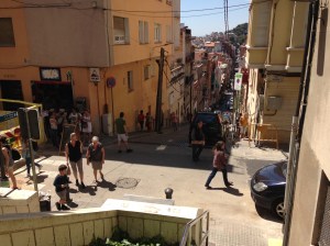 It starts out steep But gets worse 