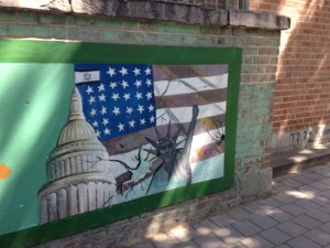 Fun Pics in front of the American Embassy in Tehran