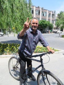 Iranians would stop me and Welcome me and if they saw my camera they would be willing to have their photo taken...very friendly