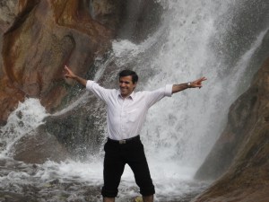 A Businessman we ran into at the Falls